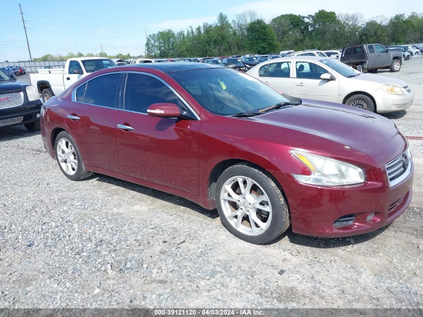 2013 Nissan Maxima 3.5 Sv VIN: 1N4AA5APXDC833857 Lot: 39121120