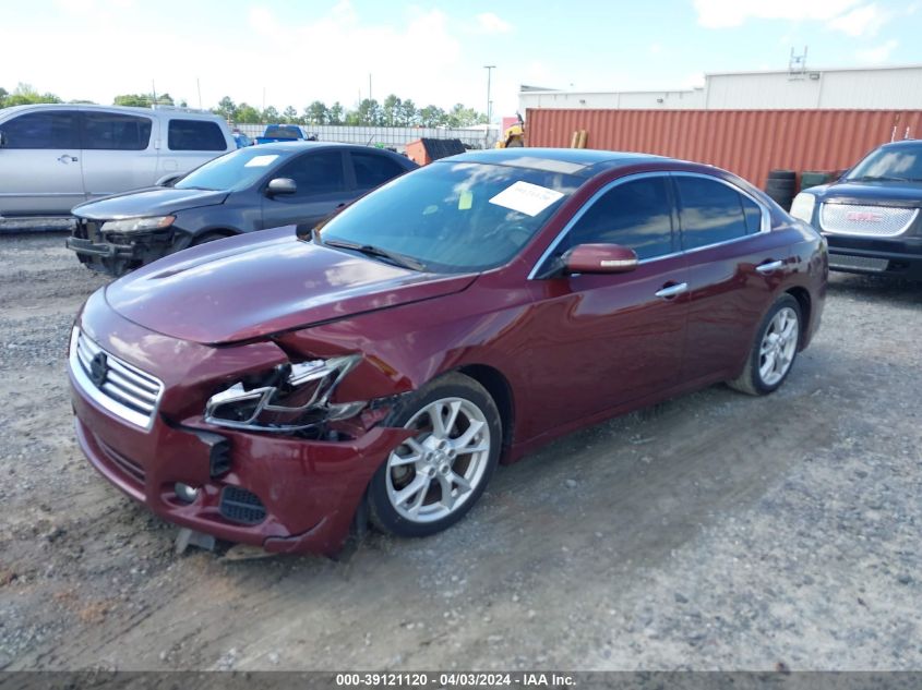 2013 Nissan Maxima 3.5 Sv VIN: 1N4AA5APXDC833857 Lot: 39121120