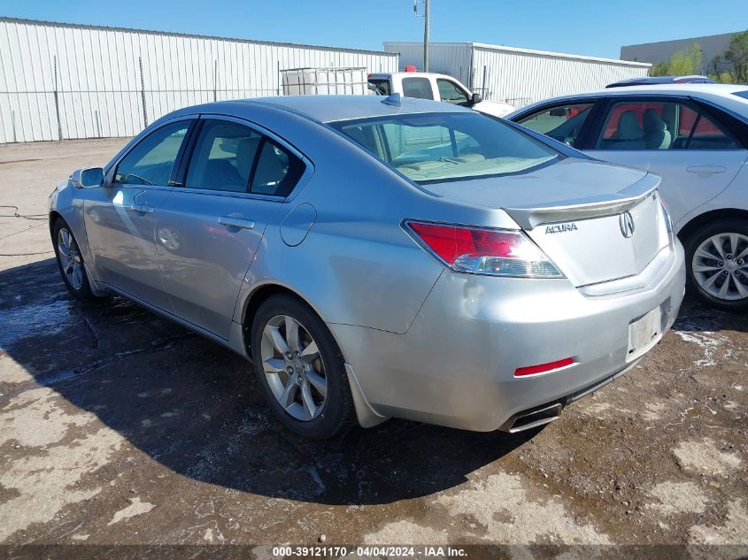 2012 Acura Tl 3.5 VIN: 19UUA8F52CA029340 Lot: 39121170