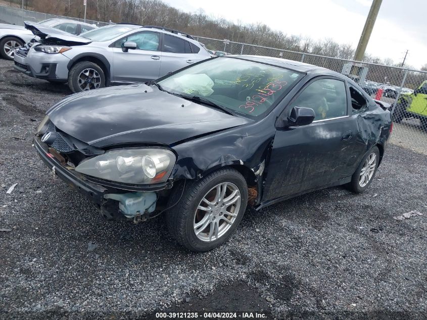 2006 Acura Rsx VIN: JH4DC53826S001637 Lot: 39121235