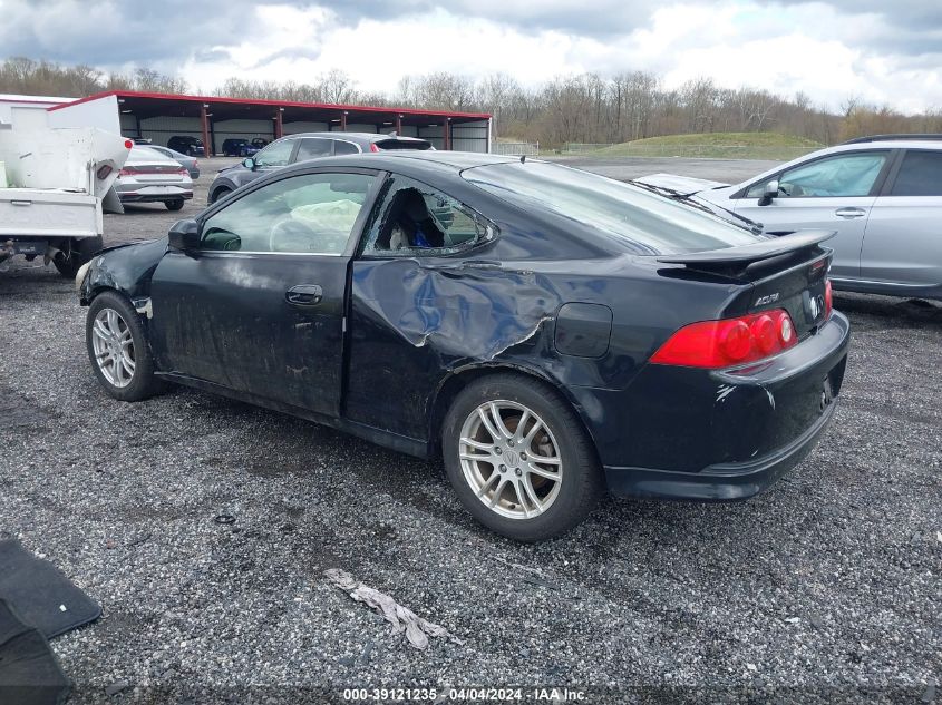 2006 Acura Rsx VIN: JH4DC53826S001637 Lot: 39121235