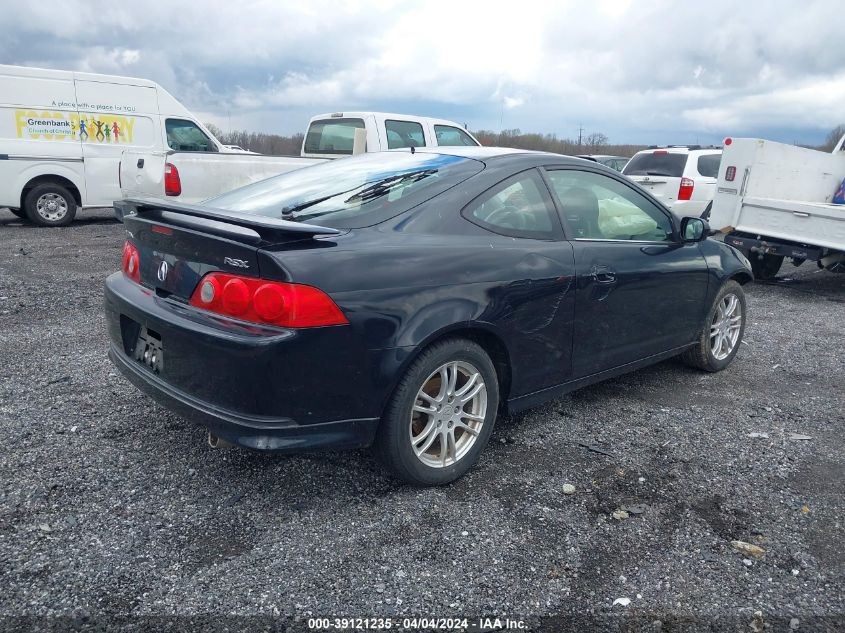 2006 Acura Rsx VIN: JH4DC53826S001637 Lot: 39121235