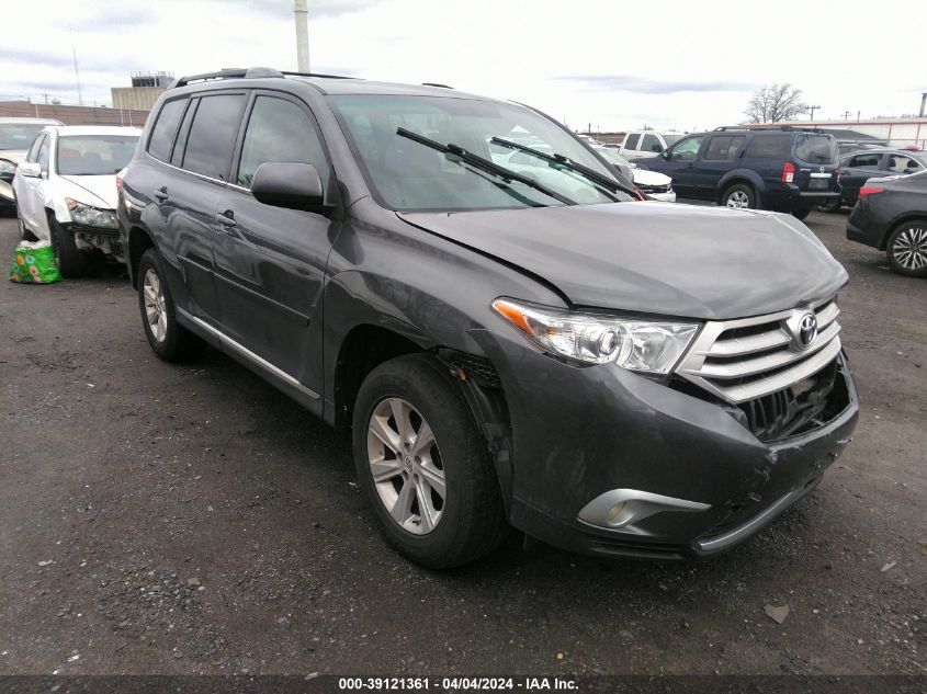 2012 Toyota Highlander Base V6 VIN: 5TDBK3EH1CS103822 Lot: 39121361