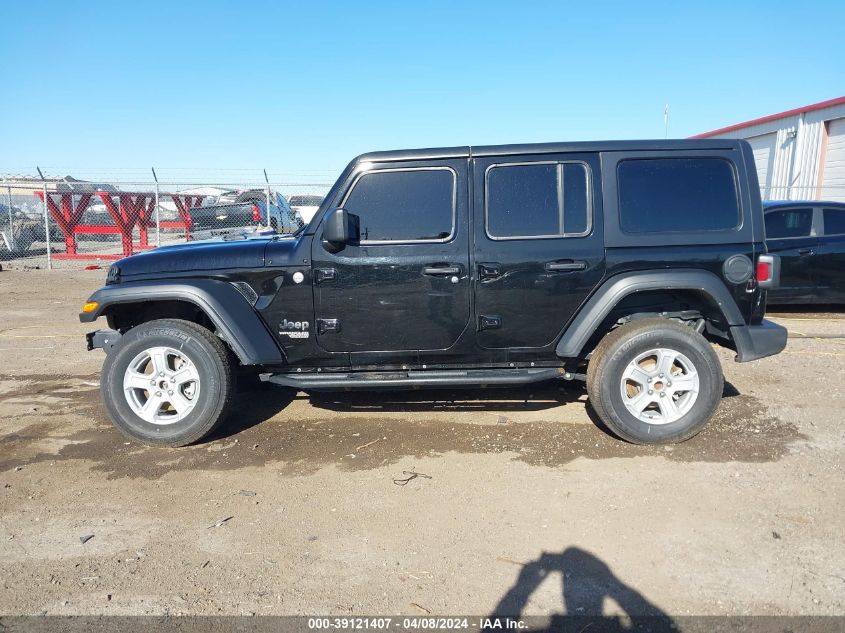 2021 Jeep Wrangler Unlimited Sport S 4X4 VIN: 1C4HJXDG8MW824475 Lot: 39121407