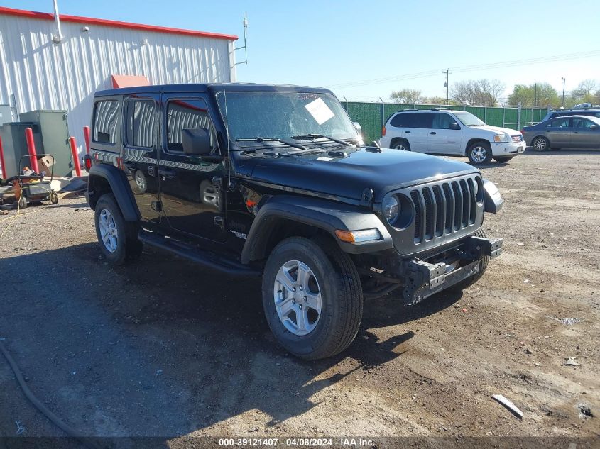 2021 Jeep Wrangler Unlimited Sport S 4X4 VIN: 1C4HJXDG8MW824475 Lot: 39121407