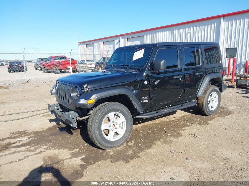 2021 Jeep Wrangler Unlimited Sport S 4X4 VIN: 1C4HJXDG8MW824475 Lot: 39121407