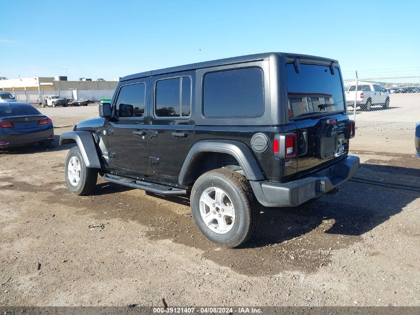 2021 Jeep Wrangler Unlimited Sport S 4X4 VIN: 1C4HJXDG8MW824475 Lot: 39121407