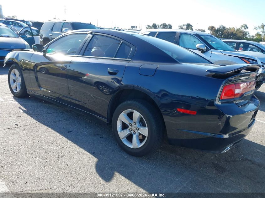 2012 Dodge Charger Se VIN: 2C3CDXBG0CH185451 Lot: 39121597