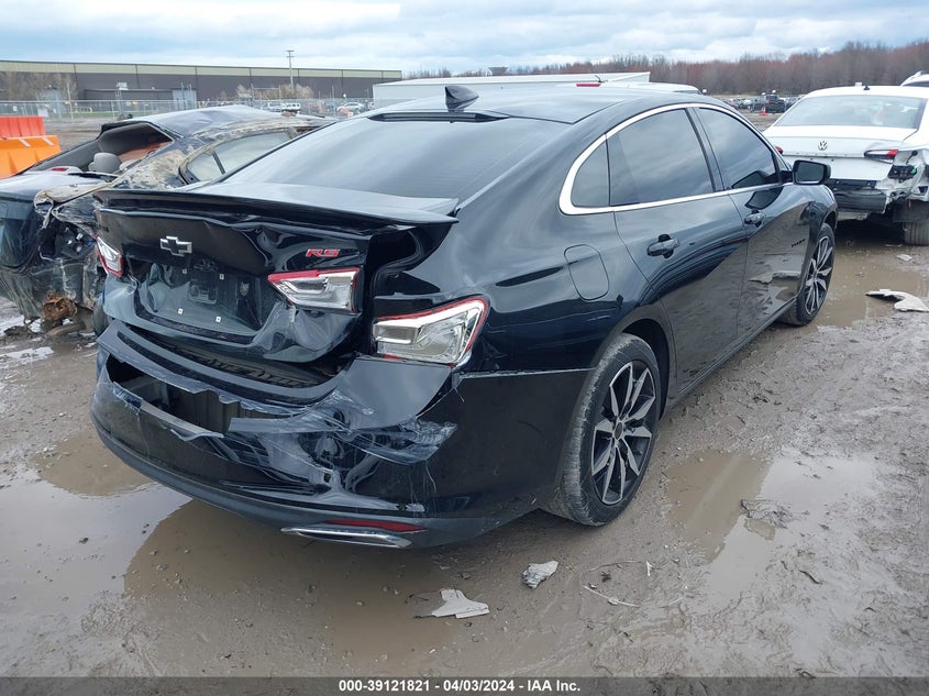 VIN 1G1ZG5ST4MF037684 2021 CHEVROLET MALIBU FWD RS