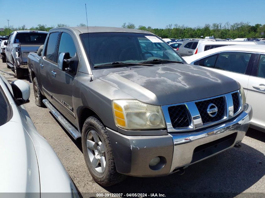 2007 Nissan Titan Se VIN: 1N6BA07A57N218465 Lot: 39122007