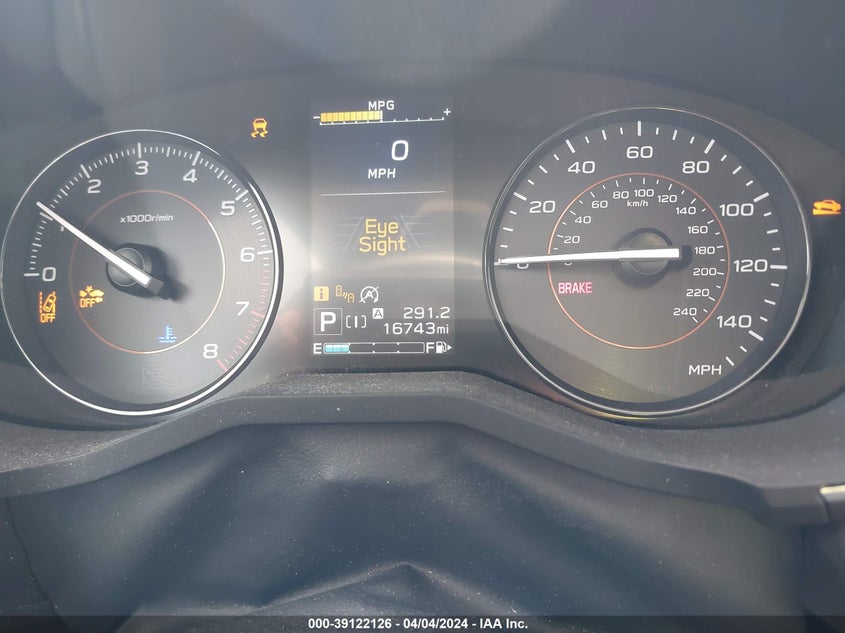 2021 SUBARU CROSSTREK 2.0L H-4 DI, DOHC, V(VIN: JF2GTAEC2MH382720
