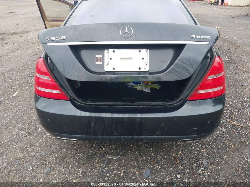 WDDNG8GB2BA380467 | 2011 MERCEDES-BENZ S 550