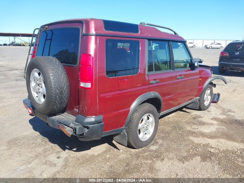 2000 Land Rover Discovery Series Ii Cloth/Series Ii Leather VIN: SALTY1249YA247141 Lot: 39122382