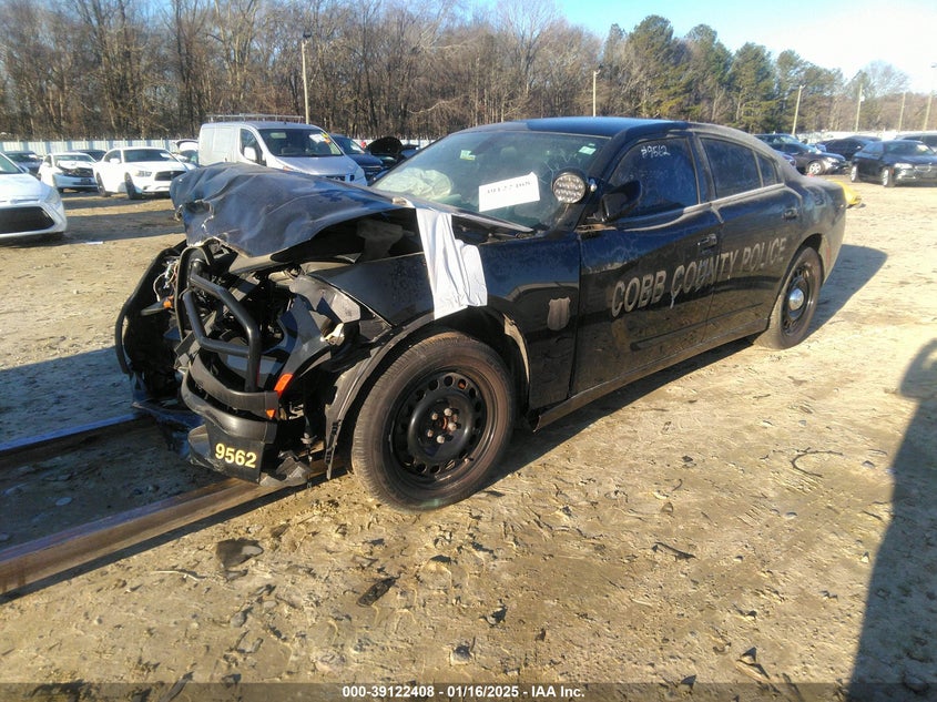 Vin: 2c3cdxkt2kh647729, lot: 39606501, dodge charger police awd 20192