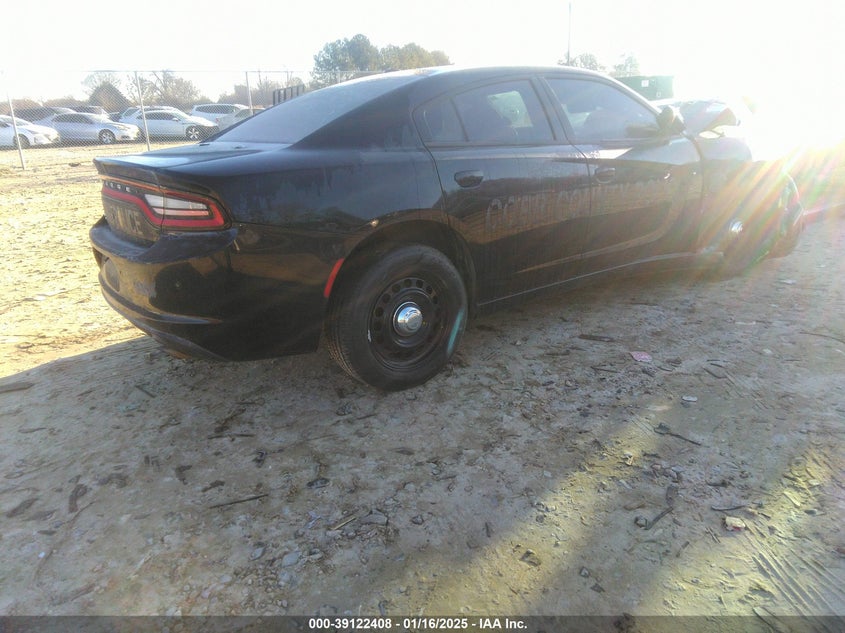 Vin: 2c3cdxkt2kh647729, lot: 39606501, dodge charger police awd 20194