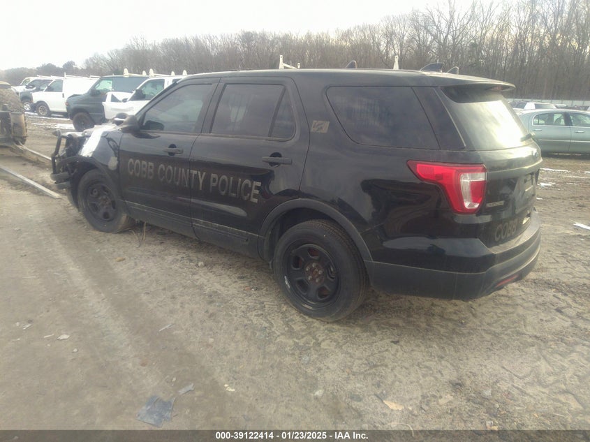 Vin: 1fm5k8ar2hgd26005, lot: 39606507, ford utility police interceptor 20173