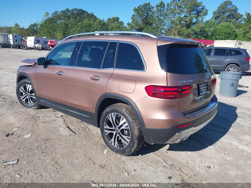 2024 Mercedes-Benz Glb 250 VIN: W1N4M4GB6RW348599 Lot: 39122534