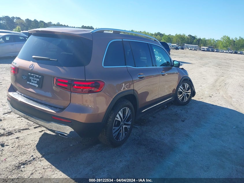 2024 Mercedes-Benz Glb 250 VIN: W1N4M4GB6RW348599 Lot: 39122534