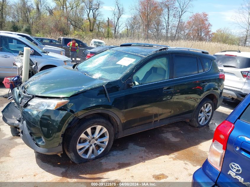 2013 Toyota Rav4 Limited VIN: JTMDFREV3DD034411 Lot: 39122575