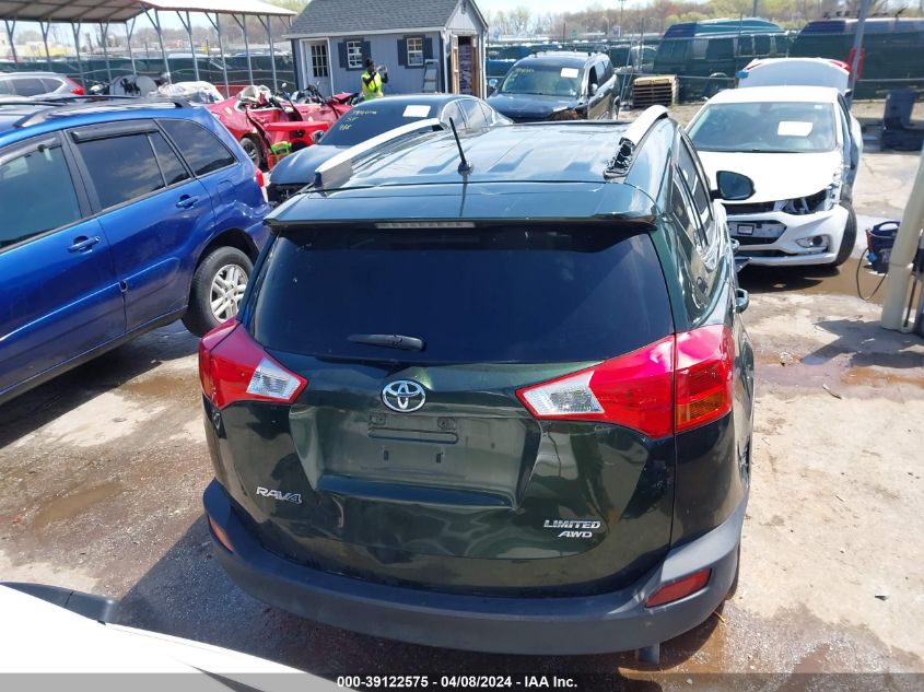 2013 Toyota Rav4 Limited VIN: JTMDFREV3DD034411 Lot: 39122575