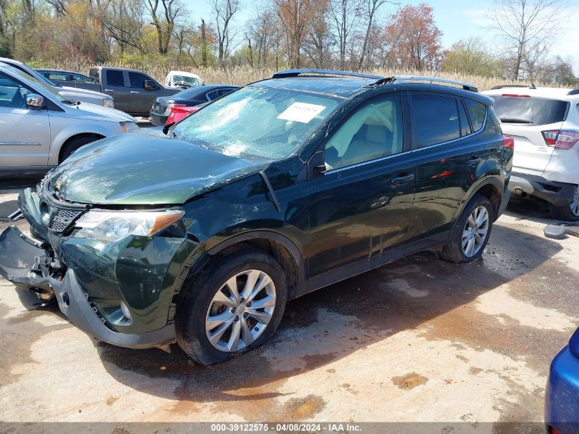 2013 Toyota Rav4 Limited VIN: JTMDFREV3DD034411 Lot: 39122575