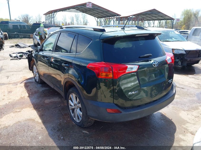 2013 Toyota Rav4 Limited VIN: JTMDFREV3DD034411 Lot: 39122575