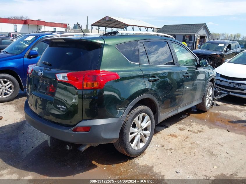 2013 Toyota Rav4 Limited VIN: JTMDFREV3DD034411 Lot: 39122575