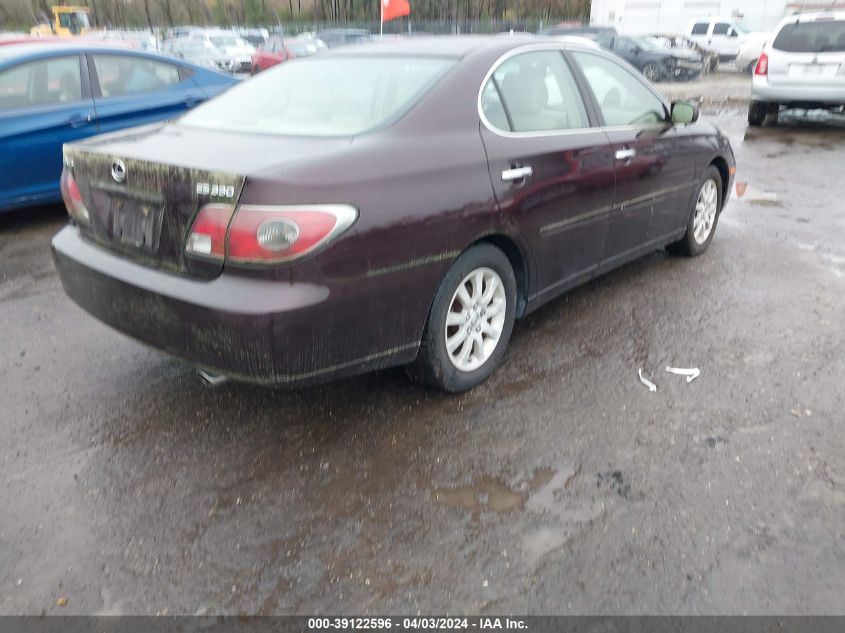 JTHBA30G445010056 | 2004 LEXUS ES 330