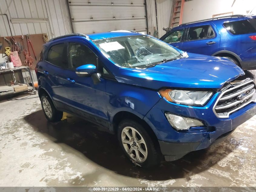 2019 Ford Ecosport Se VIN: MAJ6S3GL4KC262231 Lot: 39122629