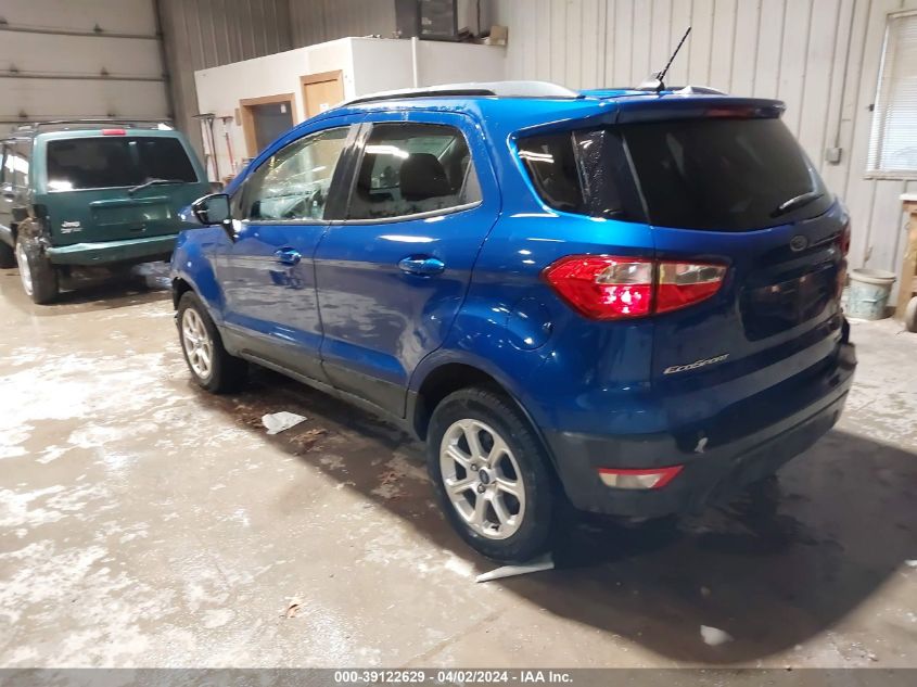 2019 Ford Ecosport Se VIN: MAJ6S3GL4KC262231 Lot: 39122629