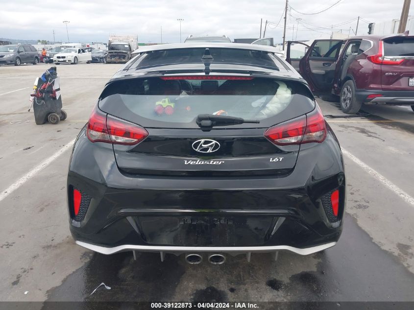 2020 Hyundai Veloster Turbo VIN: KMHTH6AB4LU029518 Lot: 39122873