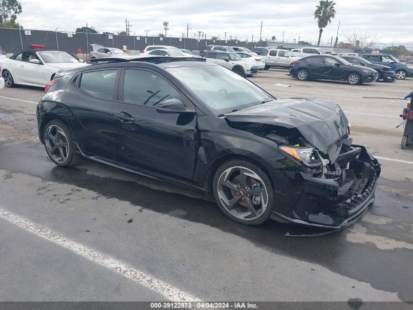 2020 Hyundai Veloster Turbo VIN: KMHTH6AB4LU029518 Lot: 39122873