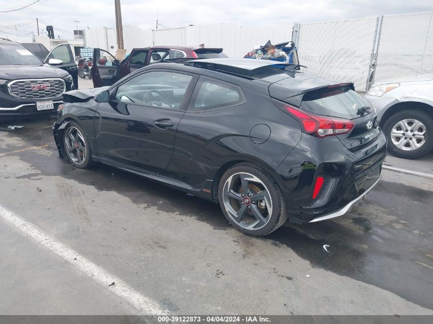 2020 Hyundai Veloster Turbo VIN: KMHTH6AB4LU029518 Lot: 39122873