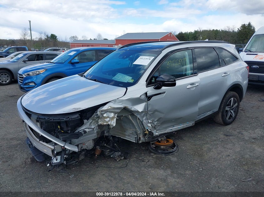 2021 KIA SORENTO 2.5L I-4 DI, DOHC, V(VIN: 5XYRKDLFXMG015789