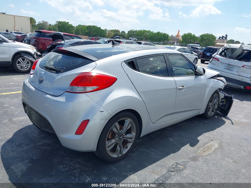 2016 Hyundai Veloster VIN: KMHTC6AD3GU266328 Lot: 39123200