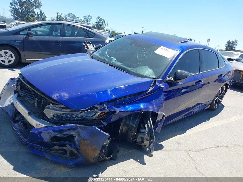VIN 1HGCV2F37NA005713 2022 HONDA ACCORD SPORT 2.0T