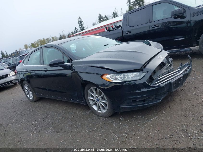 2017 Ford Fusion Se VIN: 3FA6P0H7XHR171296 Lot: 39123445