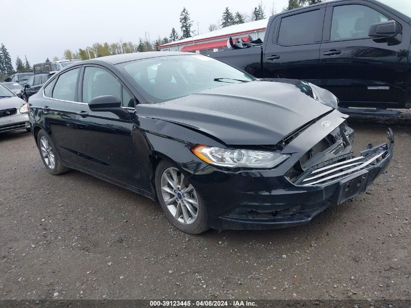 2017 Ford Fusion Se VIN: 3FA6P0H7XHR171296 Lot: 39123445