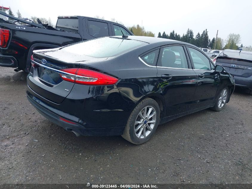 2017 Ford Fusion Se VIN: 3FA6P0H7XHR171296 Lot: 39123445