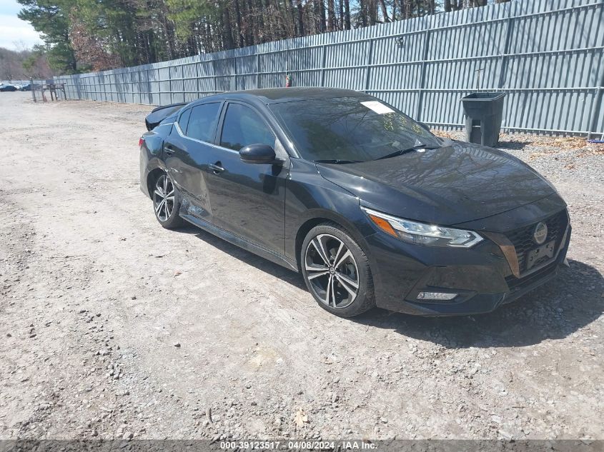 2020 Nissan Sentra Sr Xtronic Cvt VIN: 3N1AB8DV3LY279654 Lot: 39123517