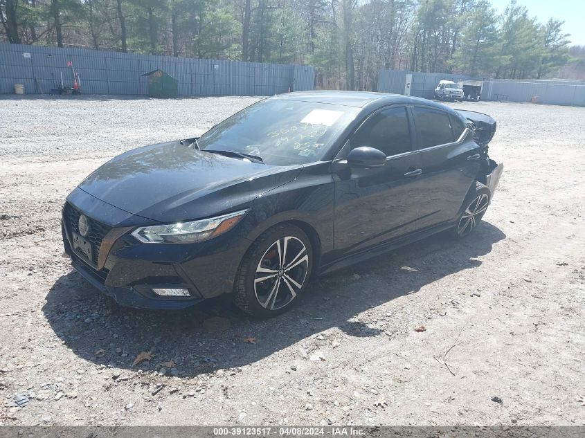 2020 Nissan Sentra Sr Xtronic Cvt VIN: 3N1AB8DV3LY279654 Lot: 39123517