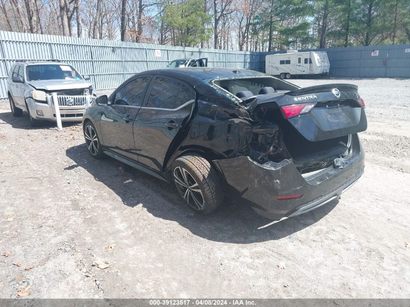 2020 Nissan Sentra Sr Xtronic Cvt VIN: 3N1AB8DV3LY279654 Lot: 39123517