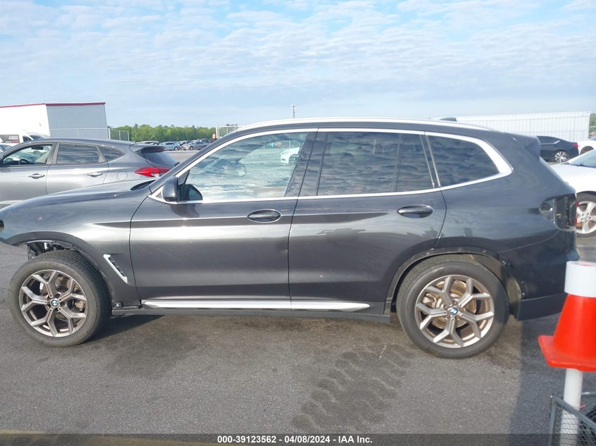 VIN 5UXTY5C04M9H06910 2021 BMW X3 XDRIVE30I