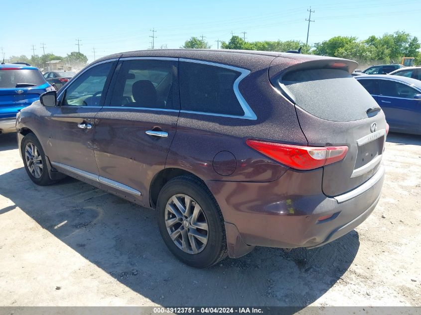 2013 Infiniti Jx35 VIN: 5N1AL0MN4DC304613 Lot: 39123751