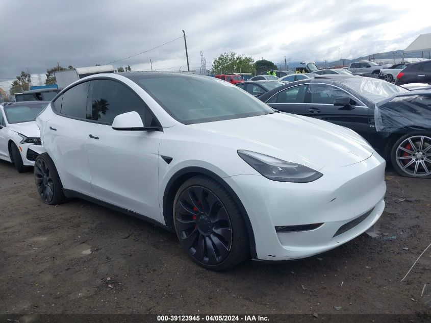 2021 TESLA MODEL Y PERFORMANCE DUAL MOTOR ALL-WHEEL DRIVE - 5YJYGDEF1MF277895