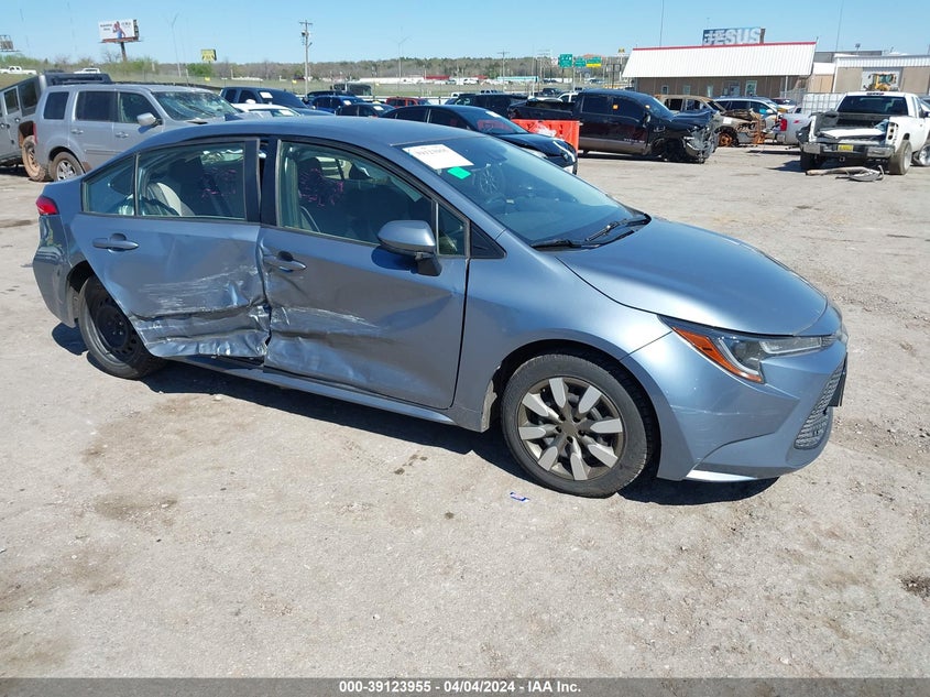 VIN: JTDEPRAE1LJ024192 2020 TOYOTA COROLLA LE
