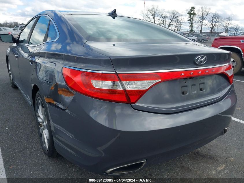 2012 Hyundai Azera VIN: KMHFH4JG2CA142530 Lot: 39123985