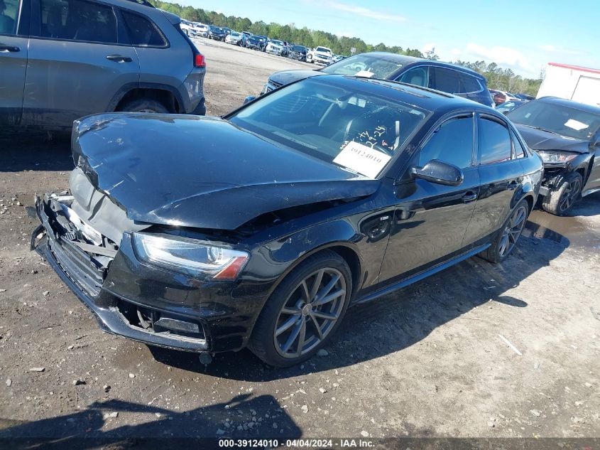 2016 Audi A4 2.0T Premium VIN: WAUAFAFL4GN017677 Lot: 39124010