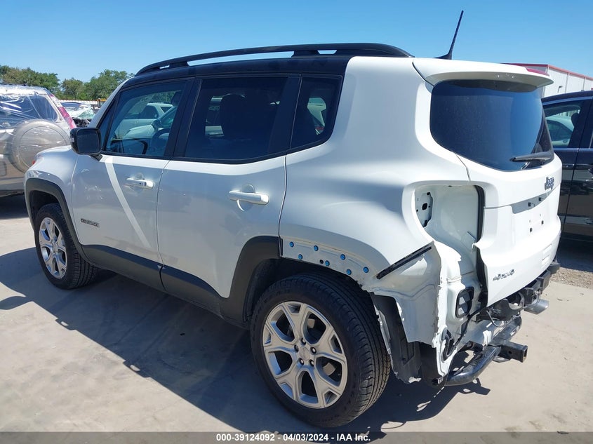 VIN ZACNJDD16NPN45664 2022 JEEP RENEGADE LIMITED 4X4