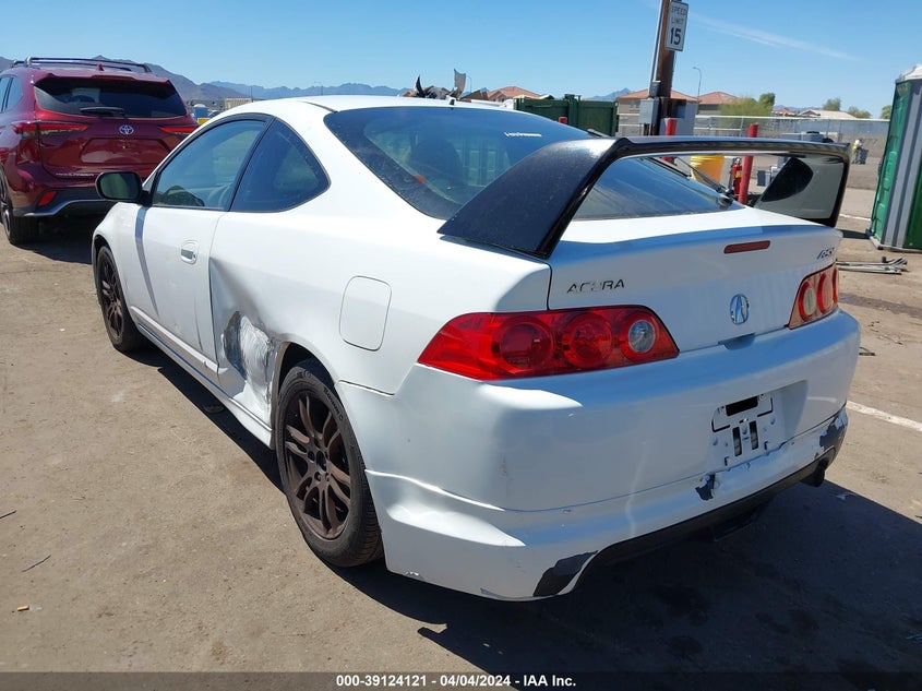 2005 Acura Rsx VIN: JH4DC54895S016505 Lot: 39124121